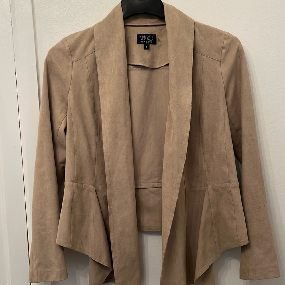 Vakko Faux Suede Jacket